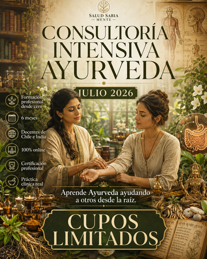 CONSULTORÍA AYURVEDA JULIO INTENSIVA