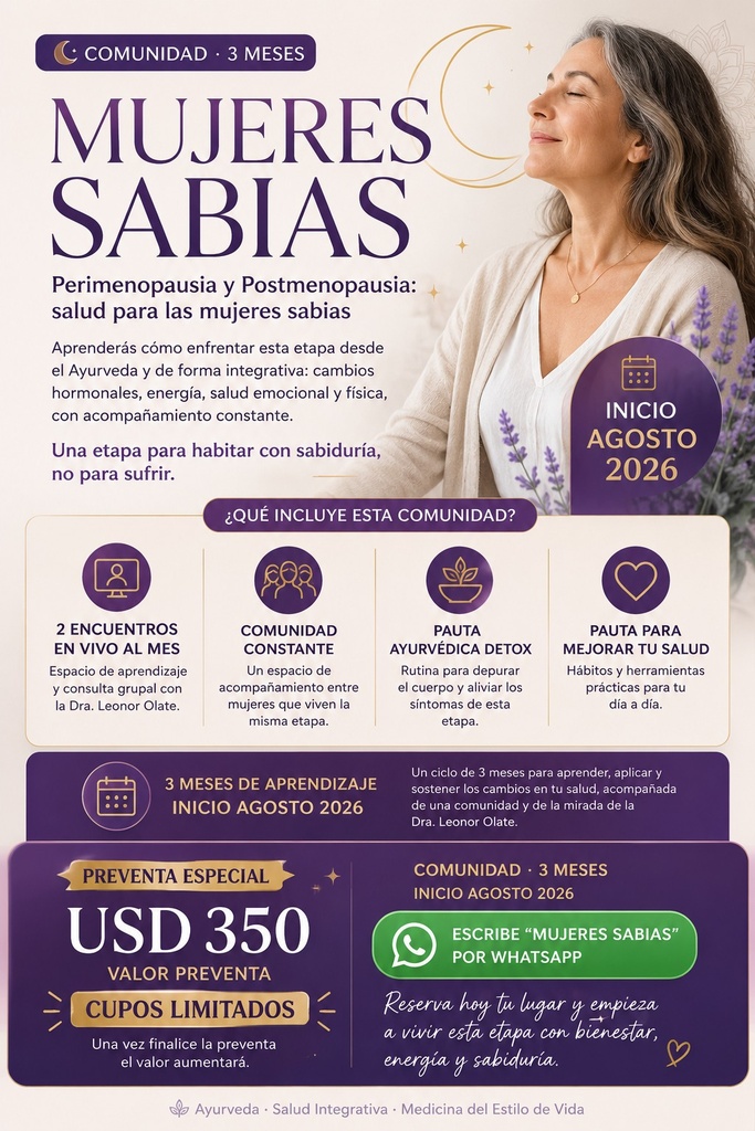 Comunidad Mujeres Sabias: Perimenopausia y Postmenopausia