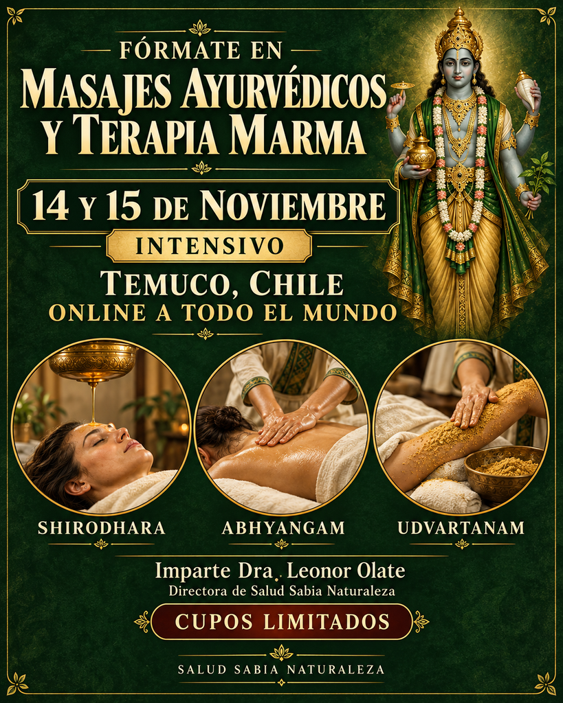 Formacion masajes ayurvedicos intensiva